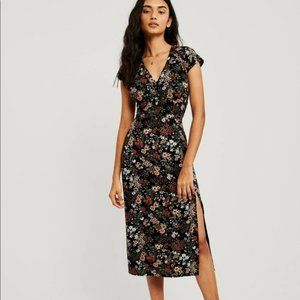 Abercrombie & Fitch Midi Floral Dress